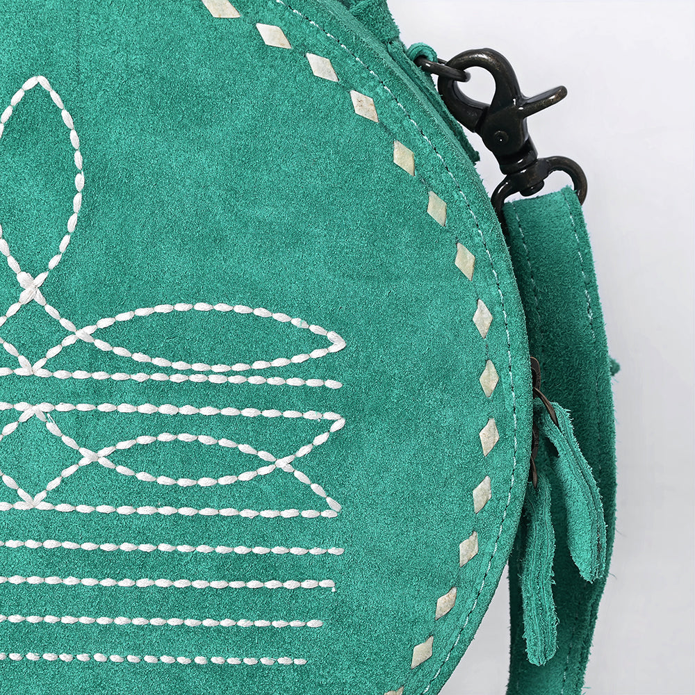 American Darling Canteen Genuine Suede Leather