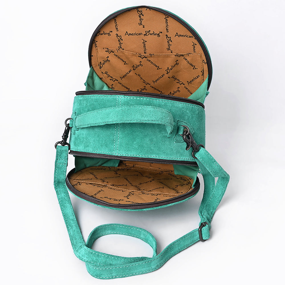 American Darling Canteen Genuine Suede Leather