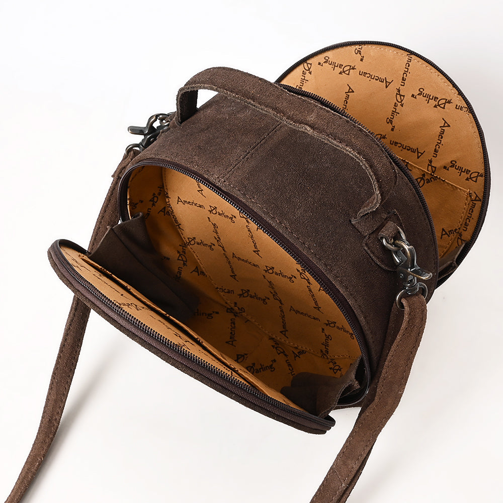 American Darling Canteen Genuine Suede Leather