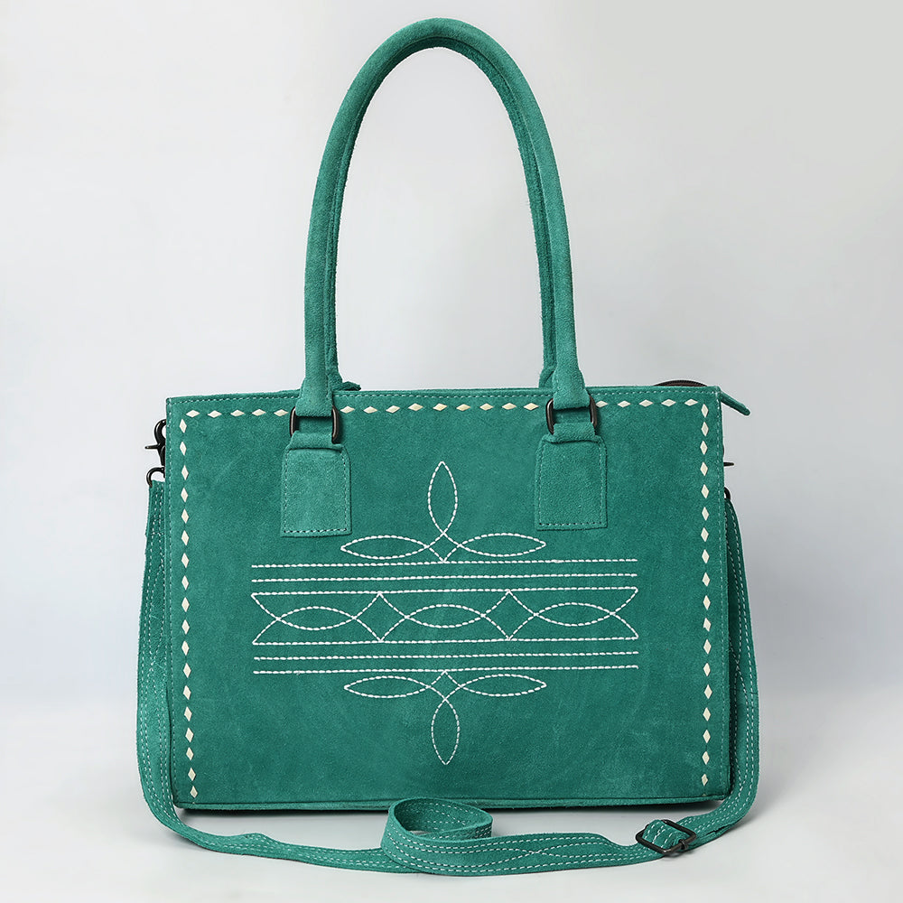 American Darling Tote Genuine Suede Leather