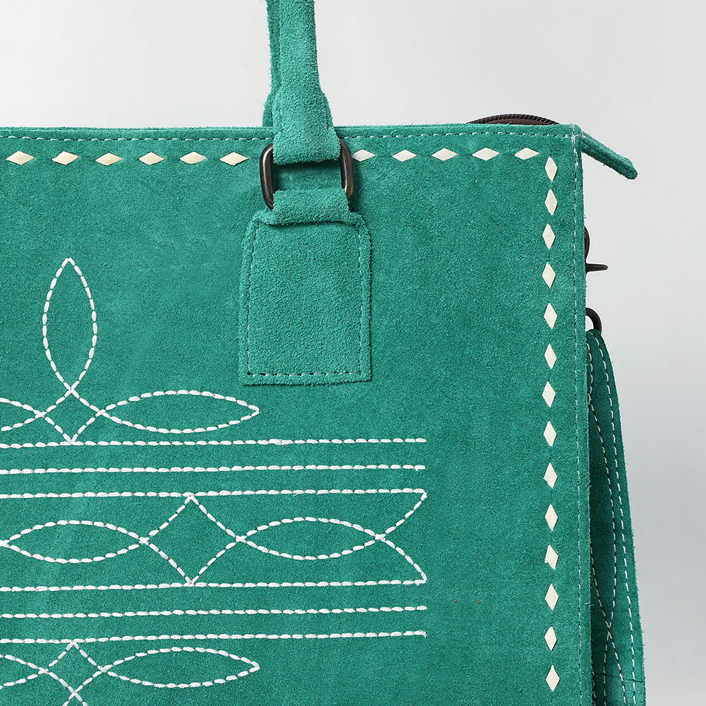 American Darling Tote Genuine Suede Leather