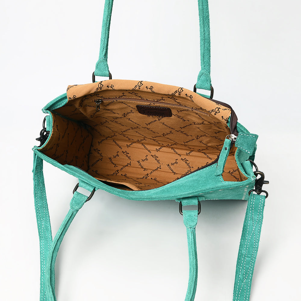 American Darling Tote Genuine Suede Leather
