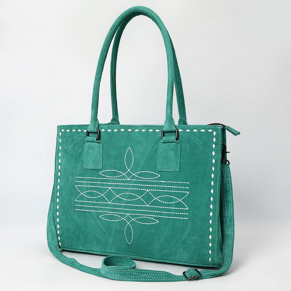 American Darling Tote Genuine Suede Leather