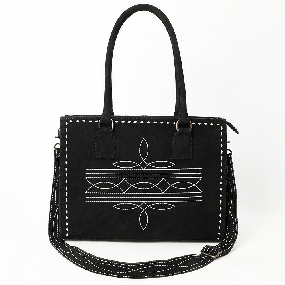 American Darling Tote Genuine Suede Leather