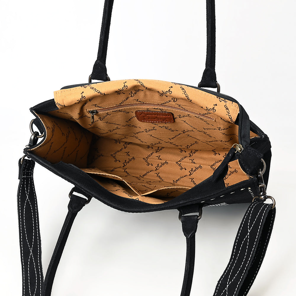 American Darling Tote Genuine Suede Leather