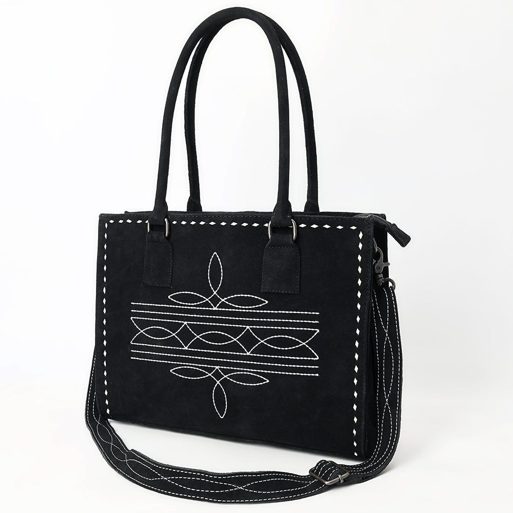 American Darling Tote Genuine Suede Leather
