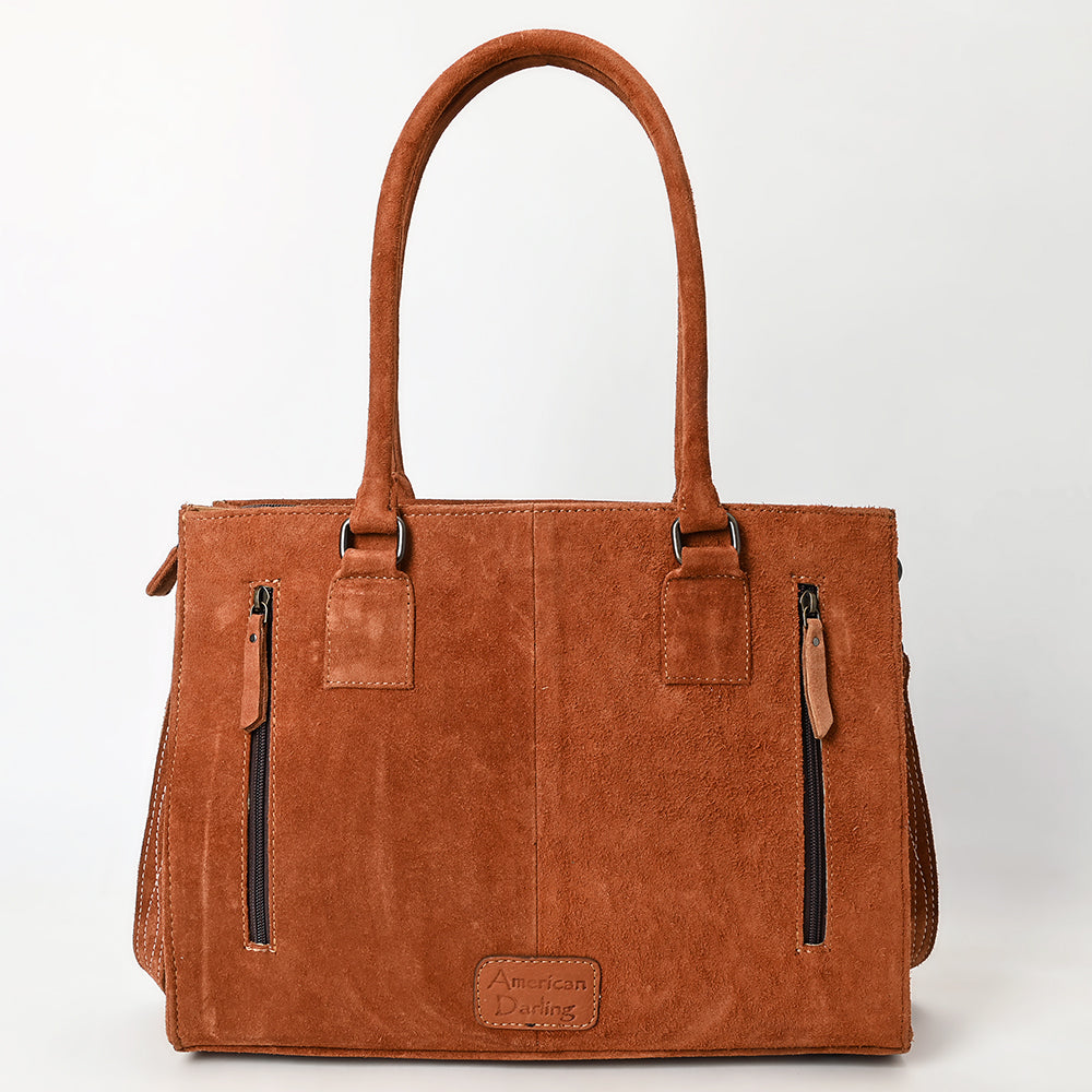 American Darling Tote Genuine Suede Leather