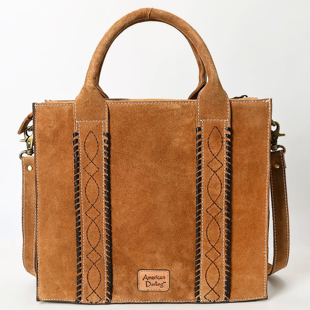 American Darling Tote Genuine Suede Leather