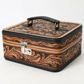 American Darling Hand-Tooled Genuine Leather Jewelry Case