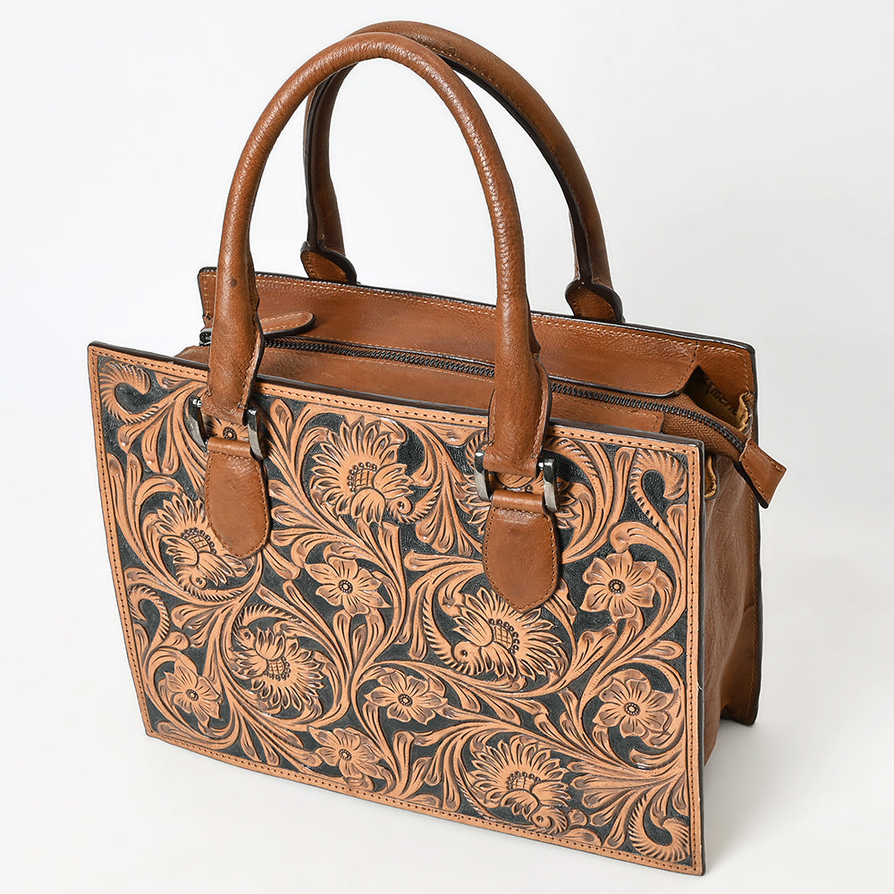 American Darling Tote Beautifully Hand Tooled Genuine Leather Women Bag Western Handbag Purse | Travel Bags College Casual