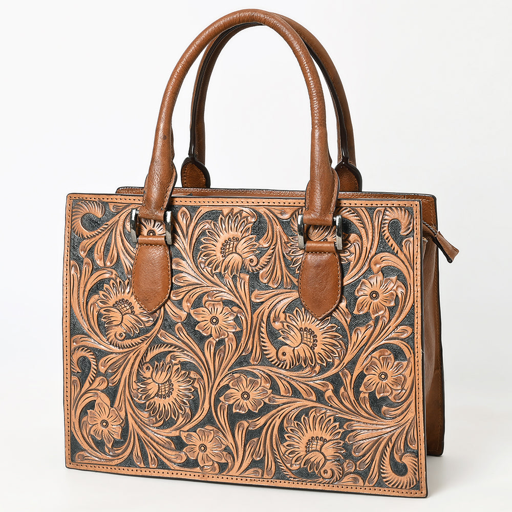 American Darling Tote Beautifully Hand Tooled Genuine Leather Women Bag Western Handbag Purse | Travel Bags College Casual