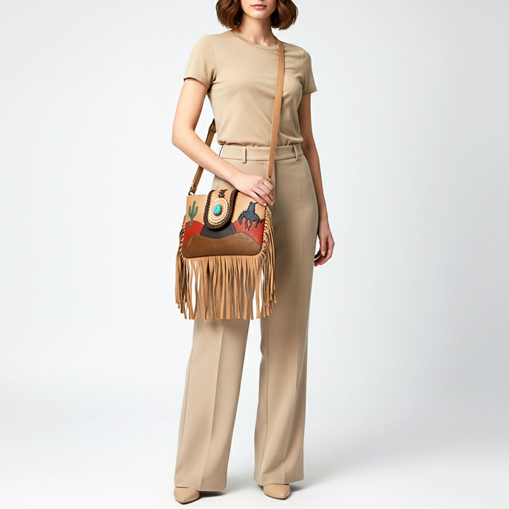 American Darling Crossbody Genuine Leather Western Women Bag | Handbag Purse Bags for Cute