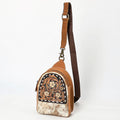 American Darling Hand-Tooled Genuine Leather Sling Bag