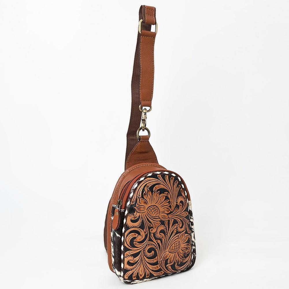 American Darling Sling Beautifully Hand Tooled Genuine Leather