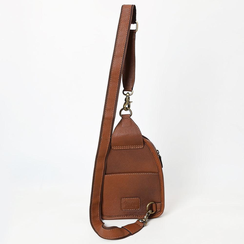 American Darling Sling Beautifully Hand Tooled Genuine Leather