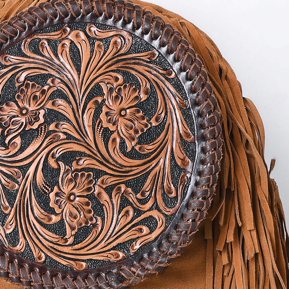 American Darling Backpack Hand Tooled Genuine Leather