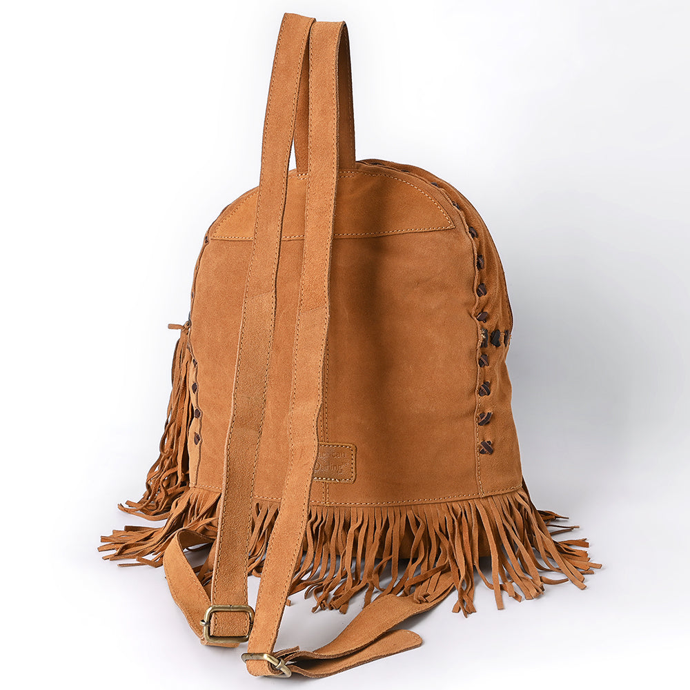American Darling Backpack Hand Tooled Genuine Leather