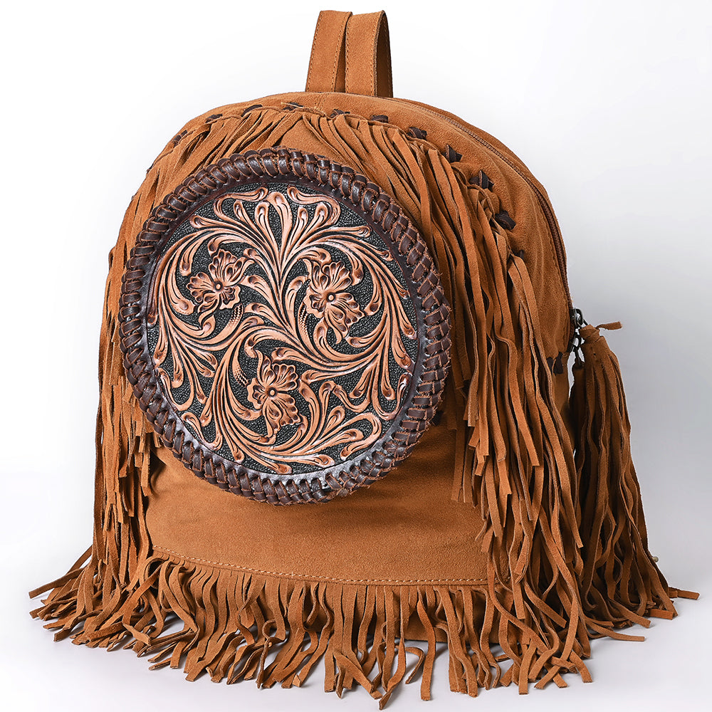 American Darling Backpack Hand Tooled Genuine Leather