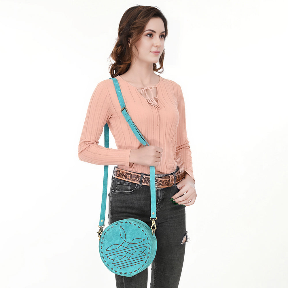 American Darling Canteen Genuine Suede Leather