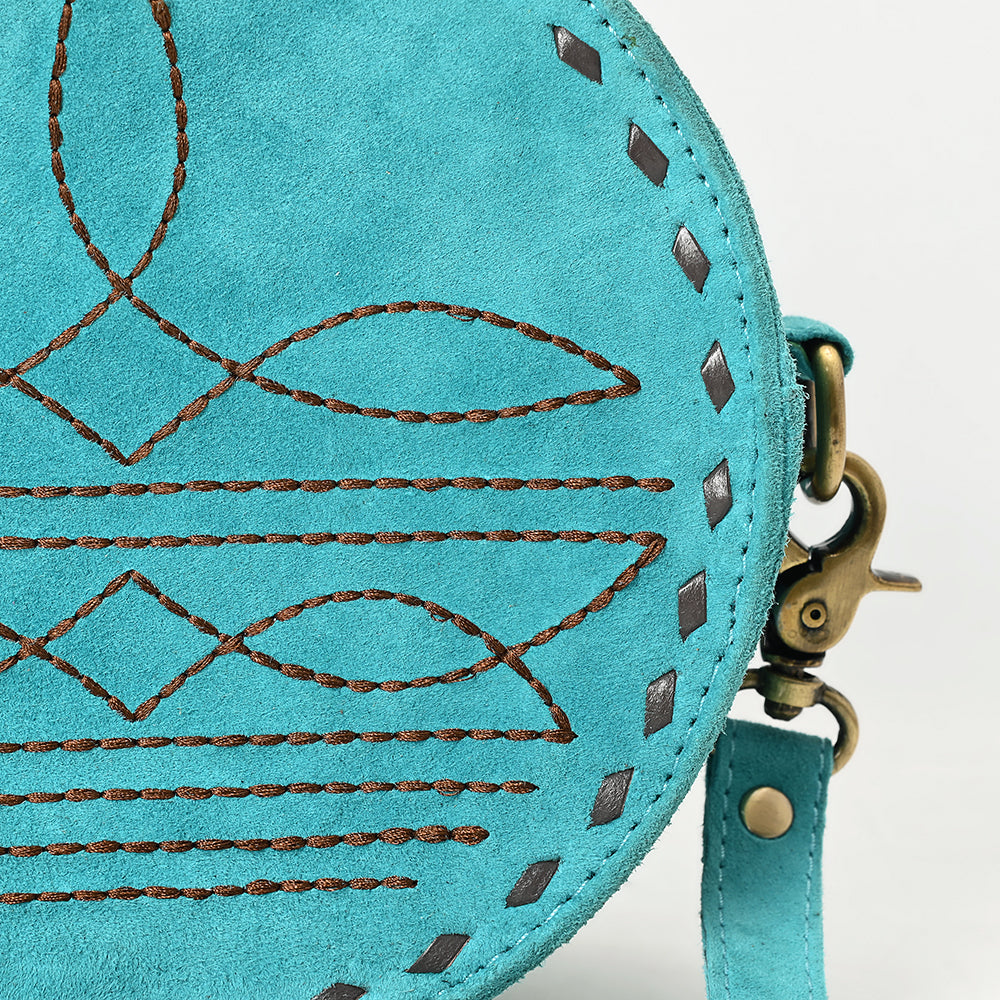 American Darling Canteen Genuine Suede Leather