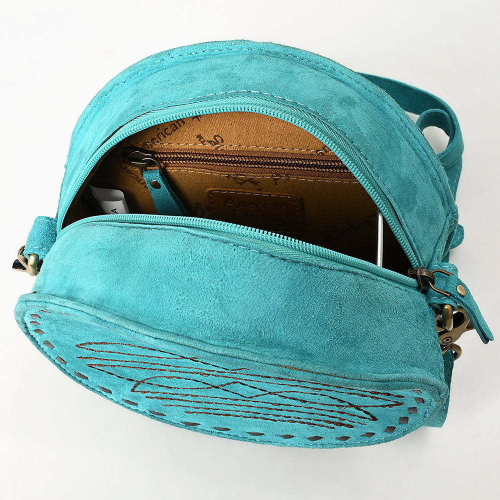 American Darling Canteen Genuine Suede Leather