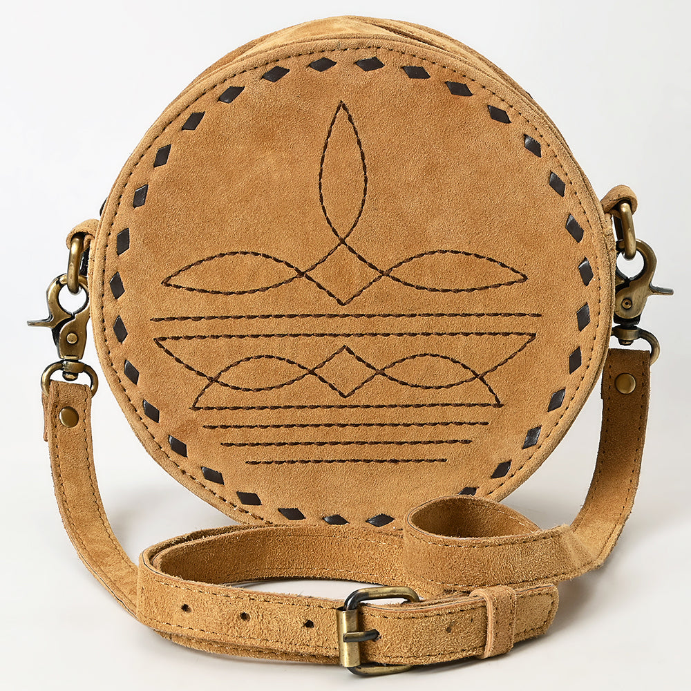 American Darling Canteen Genuine Suede Leather