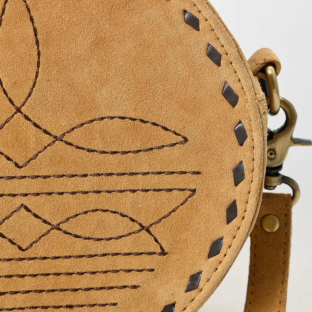 American Darling Canteen Genuine Suede Leather