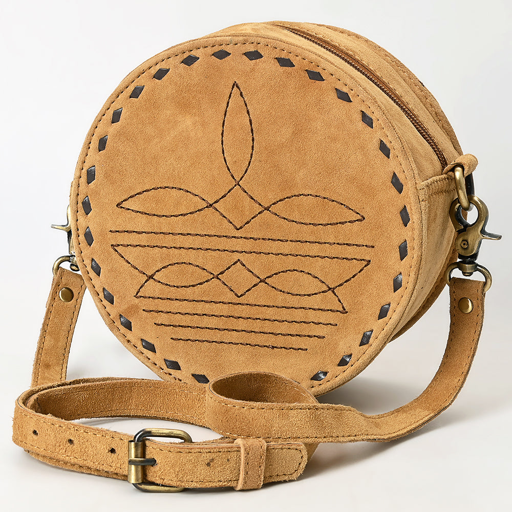 American Darling Canteen Genuine Suede Leather