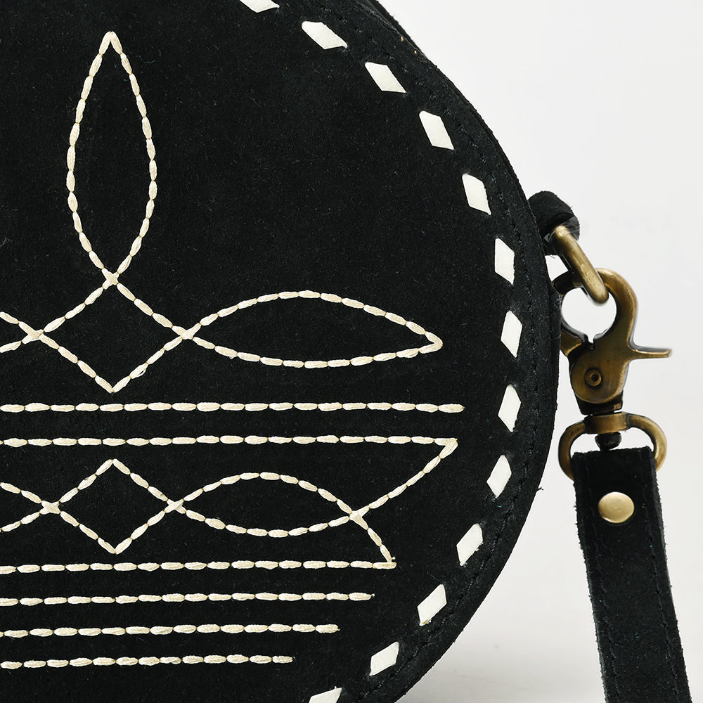 American Darling Canteen Genuine Suede Leather