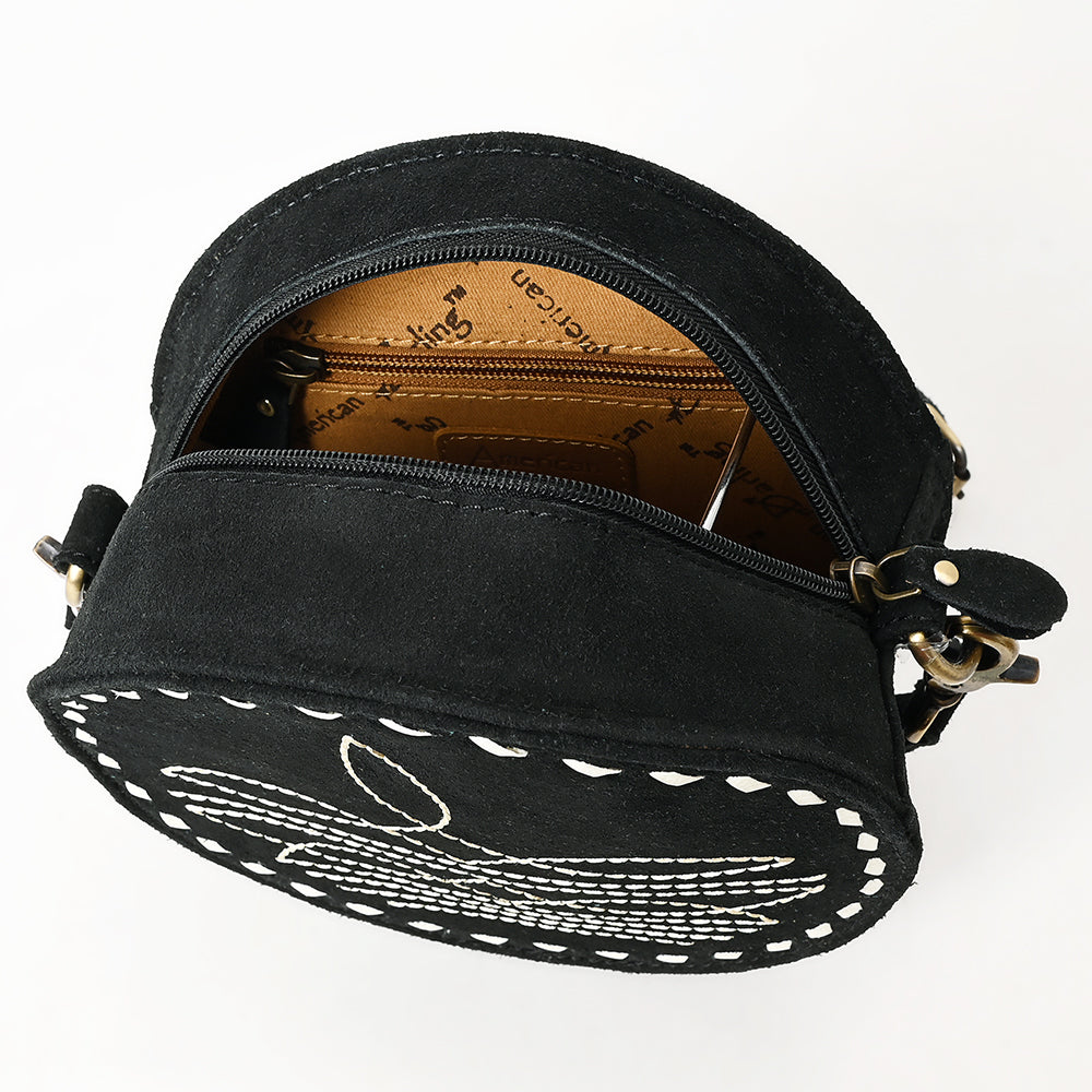 American Darling Canteen Genuine Suede Leather