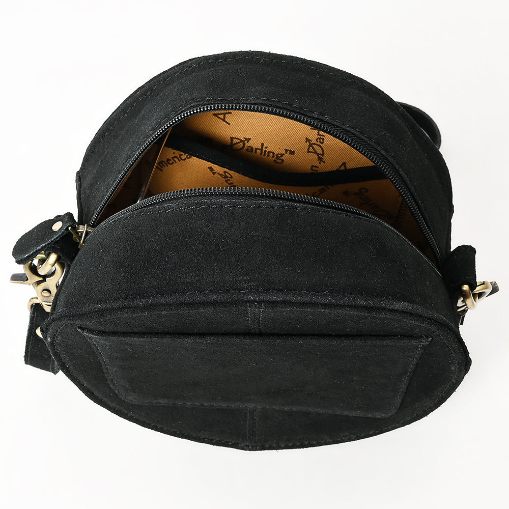 American Darling Canteen Genuine Suede Leather