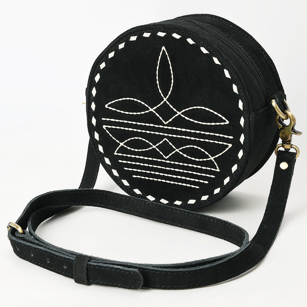 American Darling Canteen Genuine Suede Leather