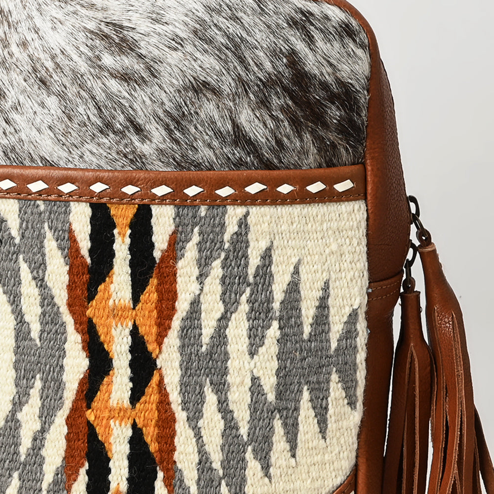 American Darling Hair-On Genuine Leather Sling Bag