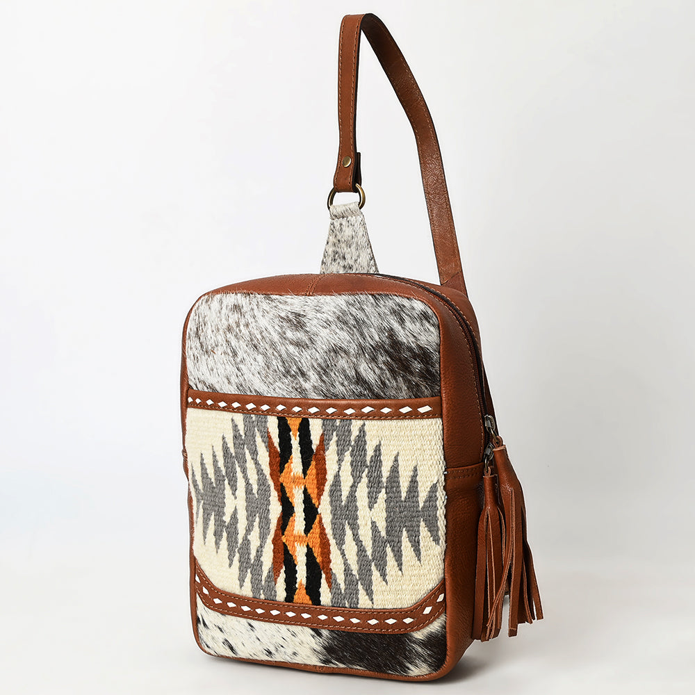 American Darling Hair-On Genuine Leather Sling Bag