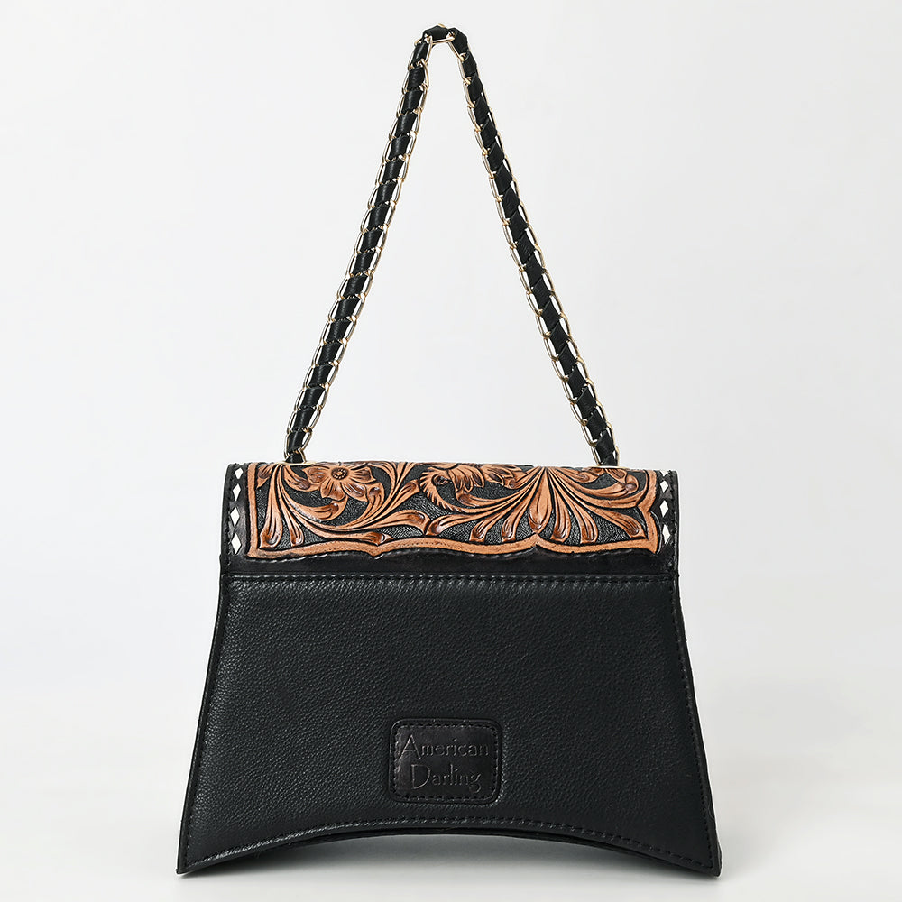 American Darling Crossbody Hand Tooled Genuine Leather
