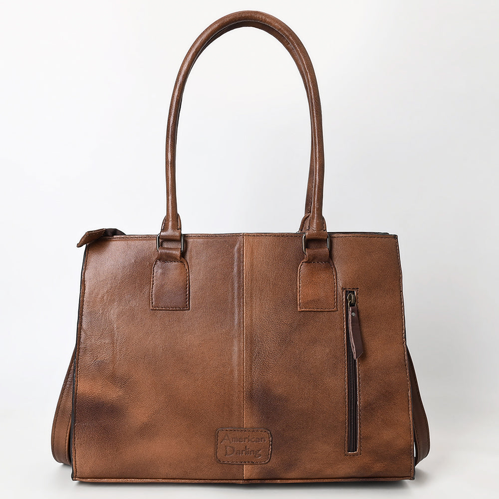 American Darling Crocodile Embossed Genuine Leather Tote