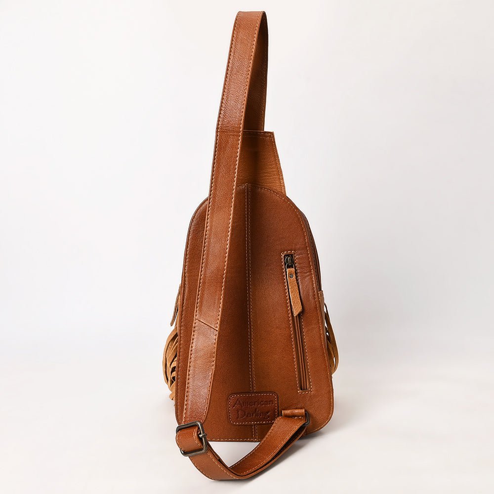 American Darling Sling Hand Tooled Genuine Leather Women Bag Western Handbag Purse| | for