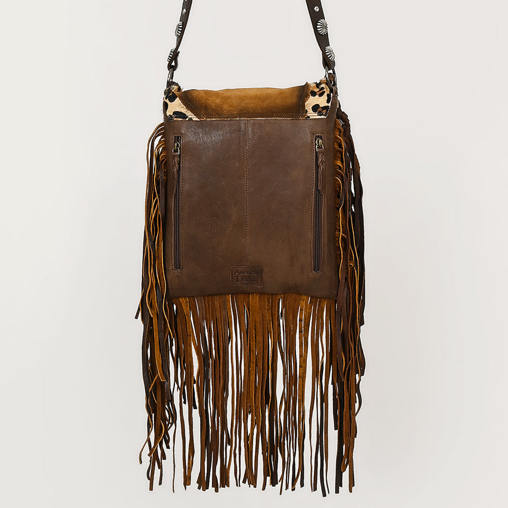American Darling Crossbody Hair On Genuine Leather Women Bag Western Handbag Purse | for Cute