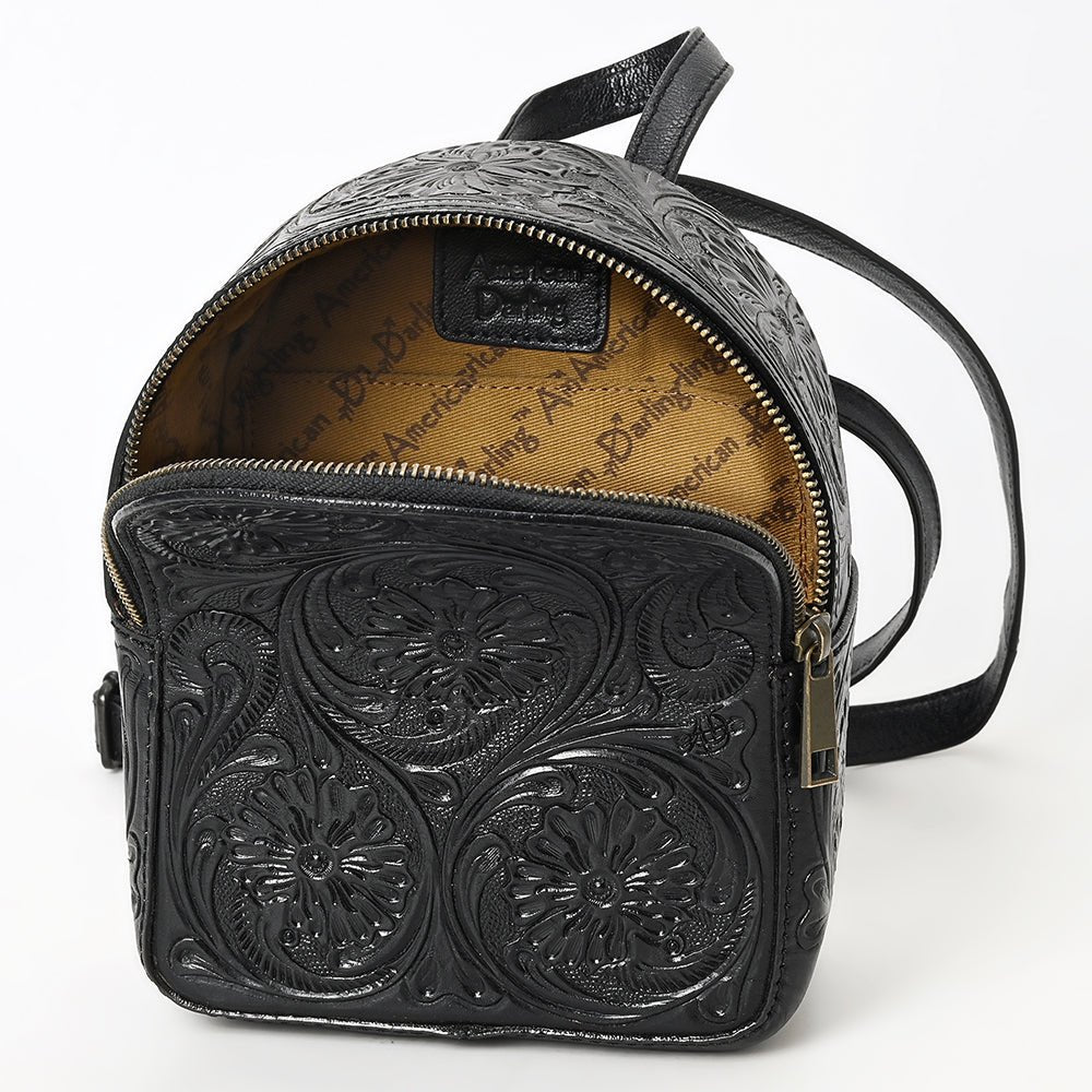 American Darling Backpack Hand Tooled Genuine Leather