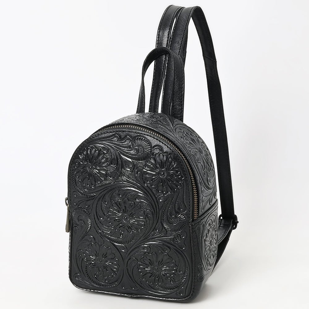 American Darling Backpack Hand Tooled Genuine Leather