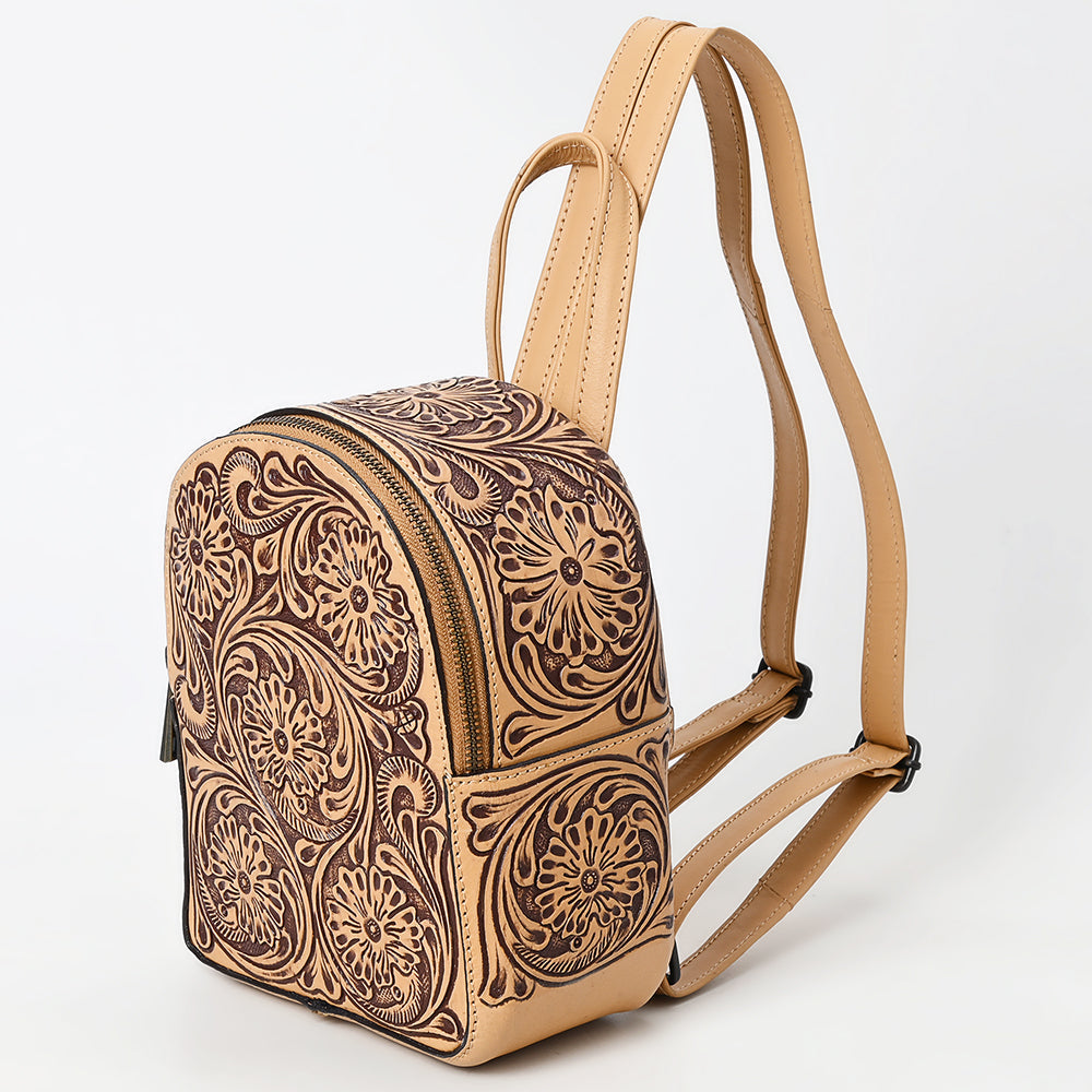 American Darling Wristlet Beautifully Hand Tooled Genuine Leather
