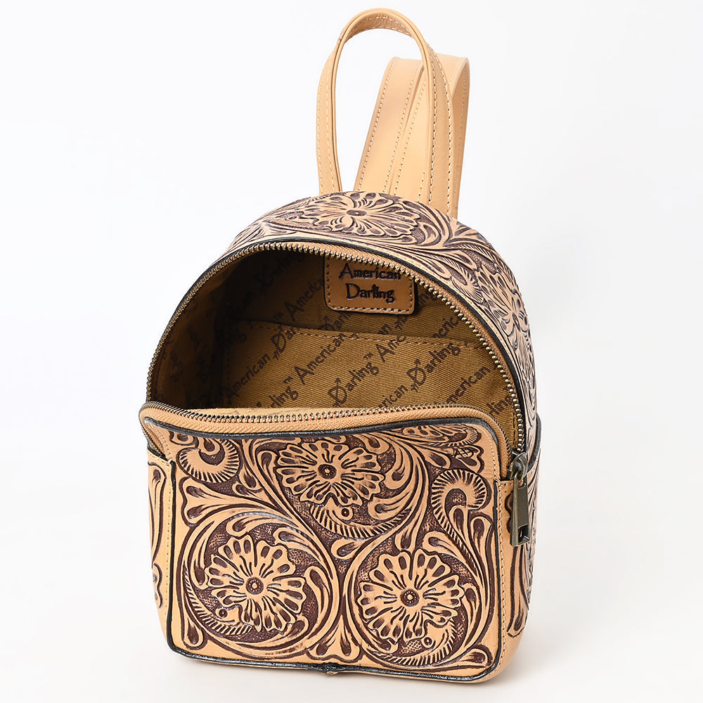 American Darling Wristlet Beautifully Hand Tooled Genuine Leather