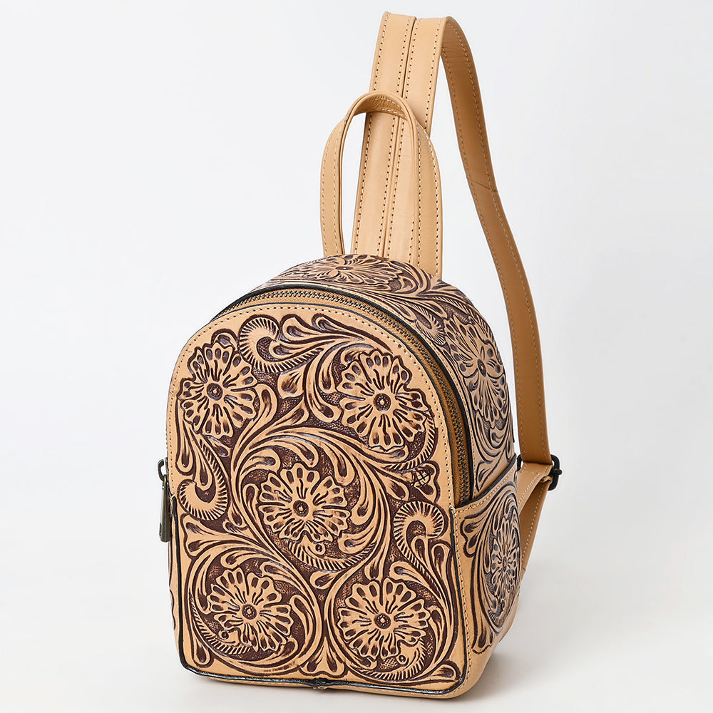 American Darling Wristlet Beautifully Hand Tooled Genuine Leather