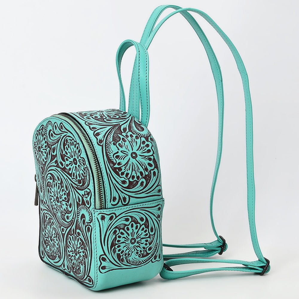 American Darling Backpack Hand Tooled Genuine Leather