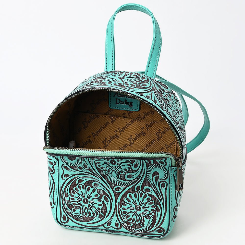 American Darling Backpack Hand Tooled Genuine Leather