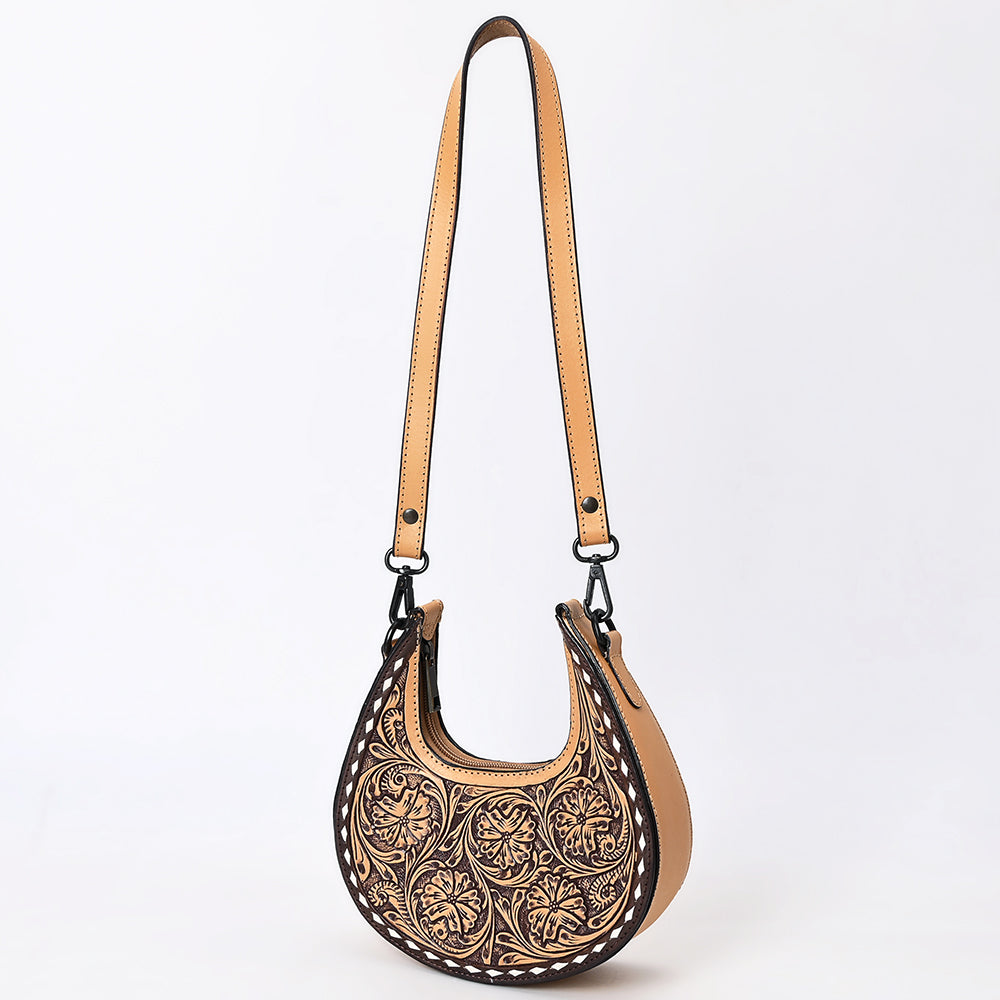 American Darling Crossbody Beautifully Hand Tooled Genuine Leather