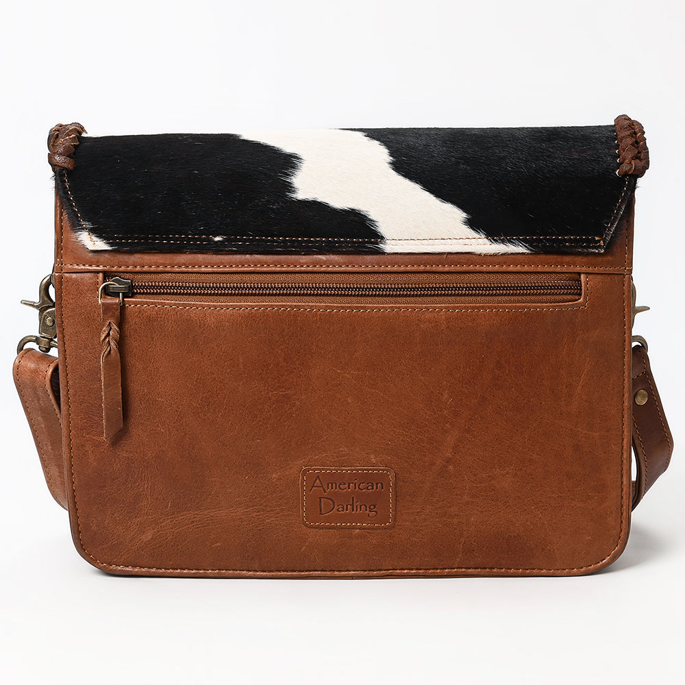American Darling Hair-On Genuine Leather Crossbody Bag