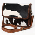 American Darling Hair-On Genuine Leather Crossbody Bag