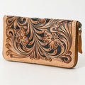 American Darling Wristlet Beautifully Hand Tooled Genuine Leather