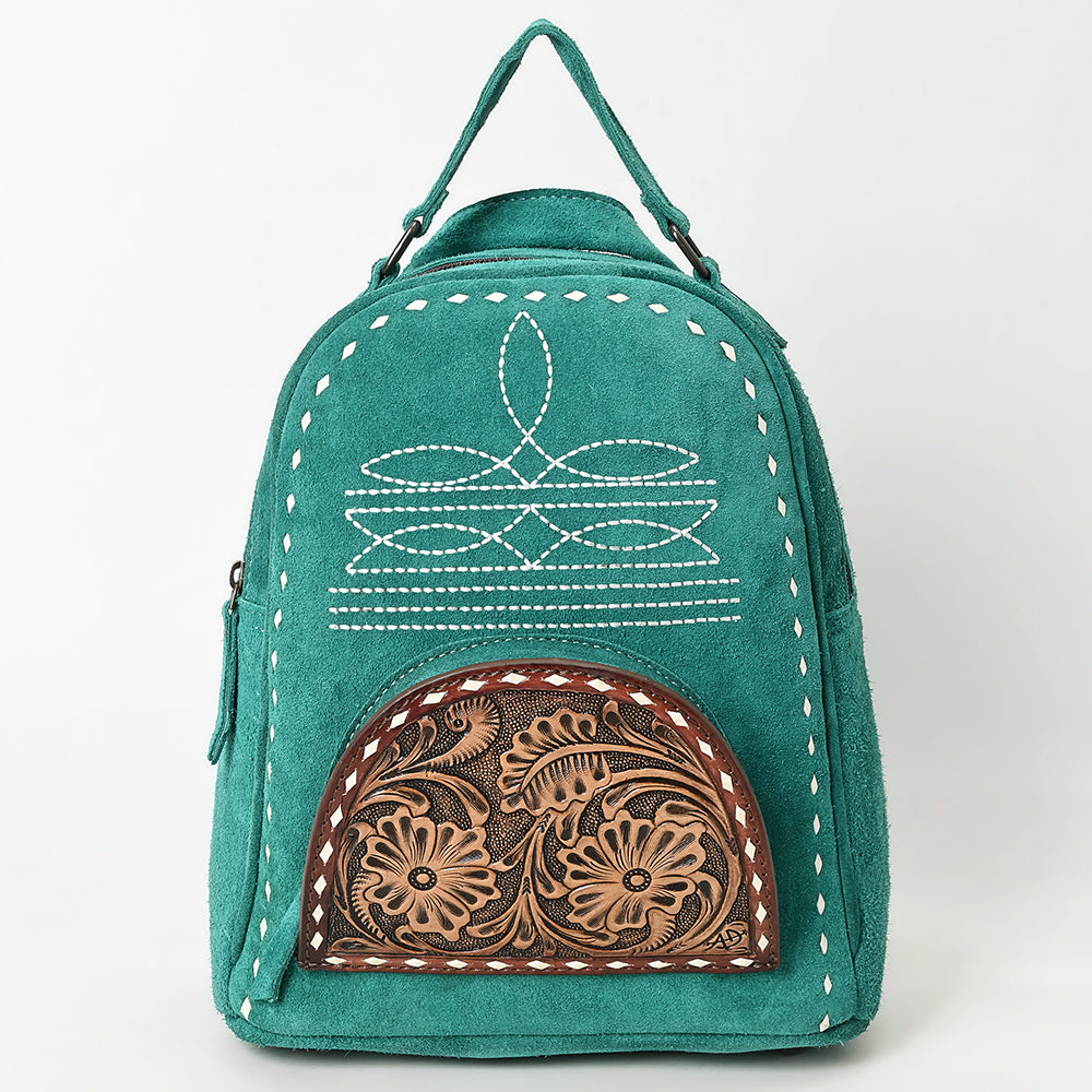 American Darling Backpack Hand Tooled Genuine Leather